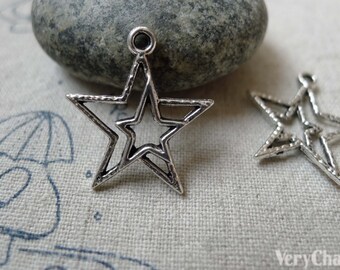 Ciondoli Acciaio Inossidabile 10 Ciondoli MINI Chiave In Argento Tibetano - Materiali - Bigiotter Stelle E Ottone - Foto 10