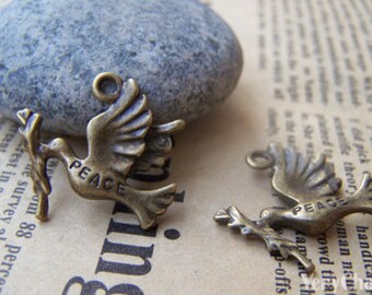Shalom with Dove Healing Hand Affirmation Link Bracelet Shalom with Dove Healing Hand Affirmation Link Bracelet