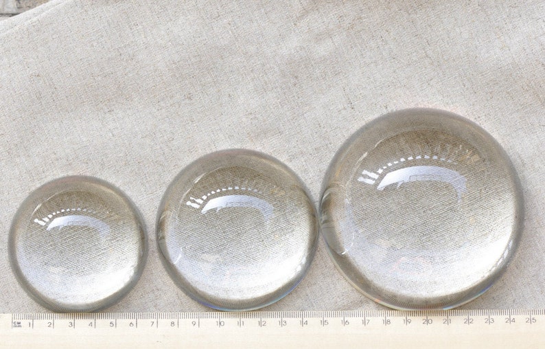 Crystal Glass Magnifying High Dome Half Sphere Round Cabochon 8mm/10mm/12mm/16mm/18mm/20mm/25mm/30mm/40mm/50mm/60mm/70mm/78/90/100/120/150mm zdjęcie 4