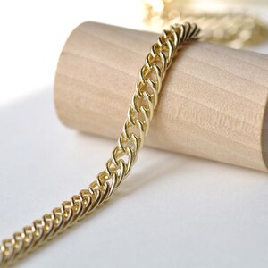 16ft (5m) of KC Rose Gold Aluminium Double Curb Chain Unsoldered Links A8319 image 5