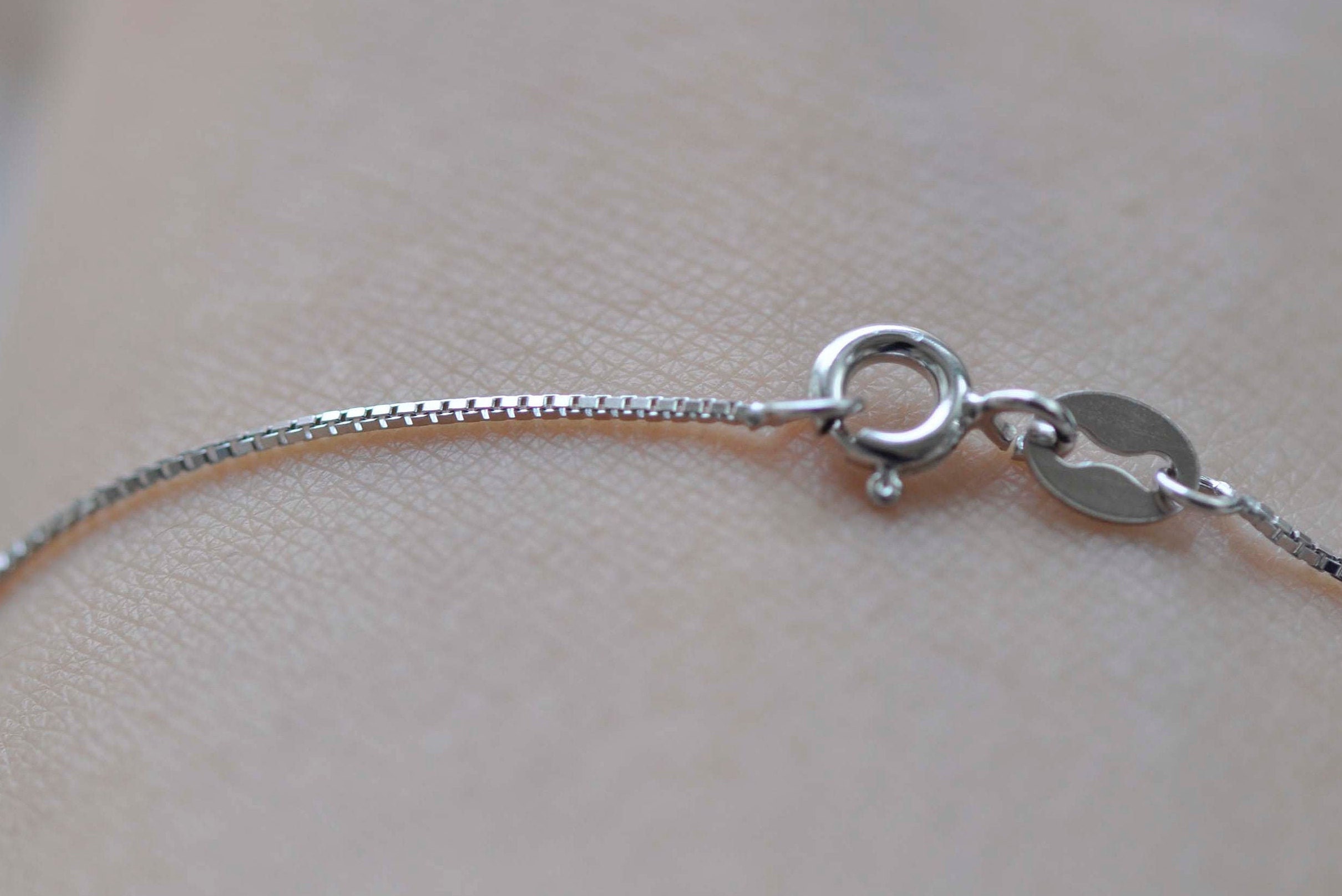 Collana Stile Box Chain Collana Catena Scatola In Argento Sterling 925 Placcata Oro Rosa - Stile Box Chain Elegante Collana Argento 925 Senza Pietre