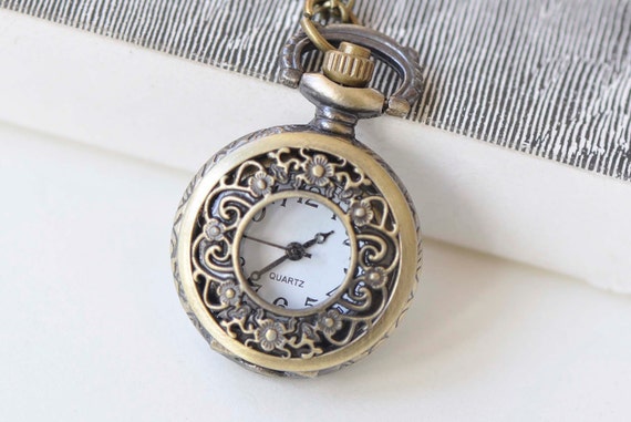 Filigree pocket watch discount