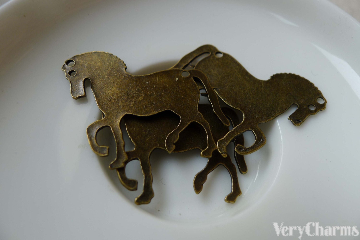 Racing Horse Antique Bronze Dressage Charms 28x30mm Set of 10 Etsy