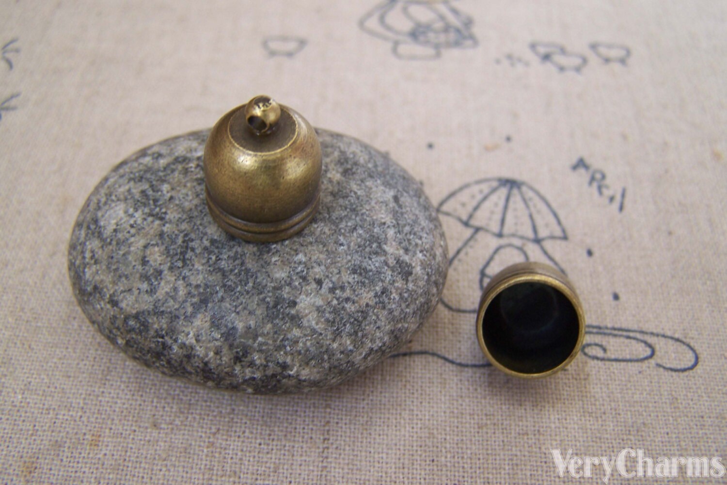 Perlin M512 - Tappi Per Perline, 10 Mm, Argento Antico, Imame Tesbih, 20 Pezzi, M512 - Foto 2