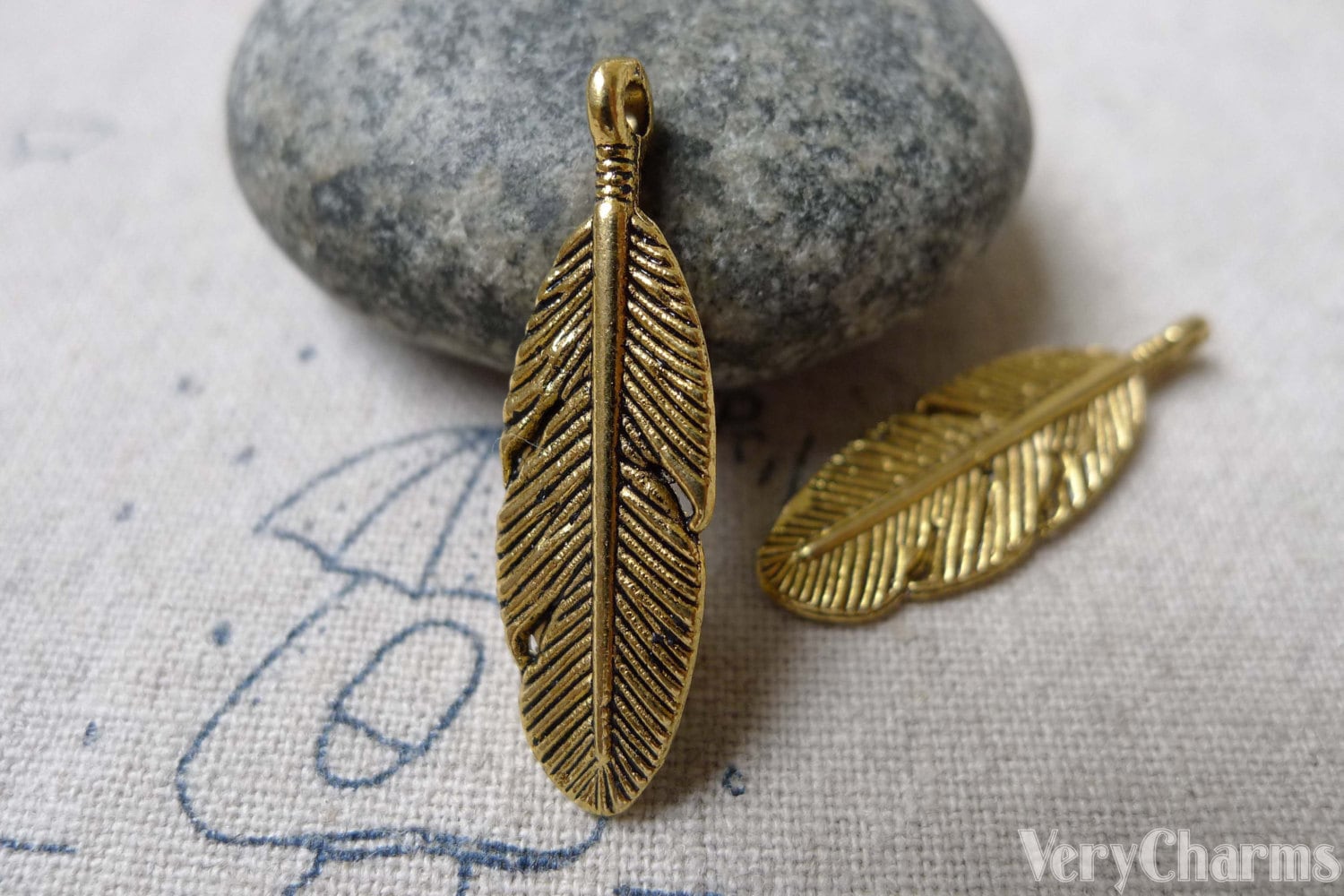 HARIM ハリム Leef Feather with Golden rose HARIM ネックレス ハリム / New Leef feather VERY SHINE