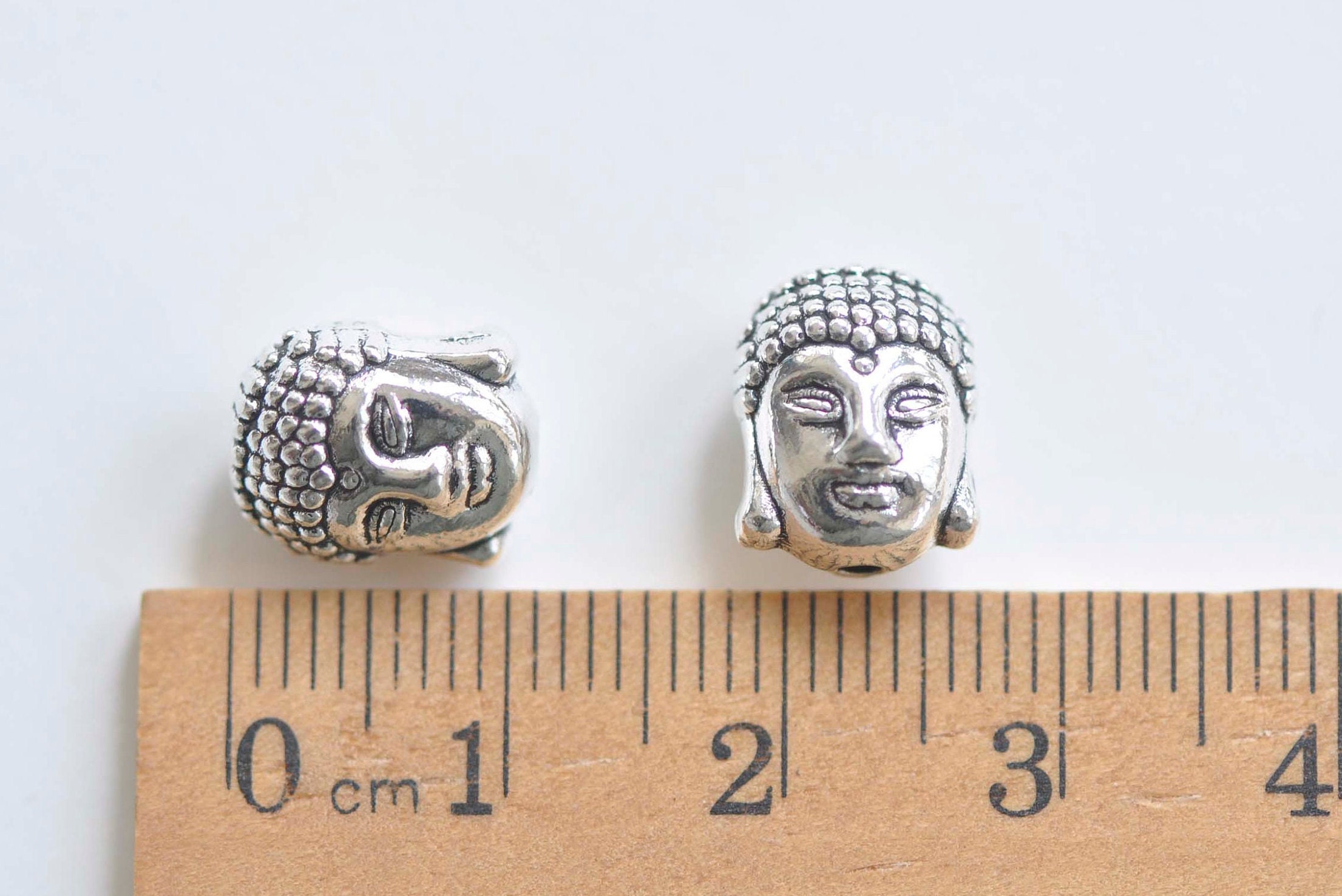 20 Ciondoli Assortiti In Lega Con Testa Di Buddha – Perline Distanziali Vintage Per Gioielli Fai-da-te, Colori Misti