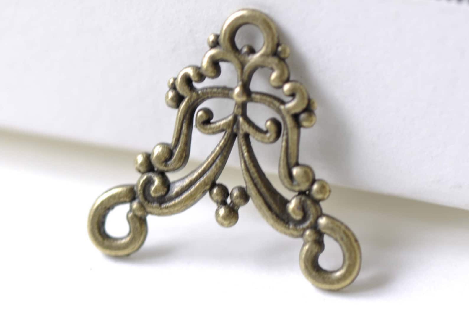 Chandelier Earring Antique Bronze Connector Pendants 21x22mm Etsy