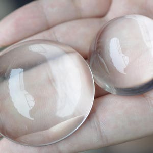 Crystal Glass Magnifying High Dome Half Sphere Round Cabochon 8mm/10mm/12mm/16mm/18mm/20mm/25mm/30mm/40mm/50mm/60mm/70mm/78/90/100/120/150mm zdjęcie 5