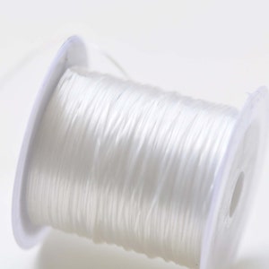 0.4mm 100mt /roll Wholesale Clear Jewelry Beading Non Elastic Stretchy for  Jewelry Making Bracelet Necklace, Craft Beads Line DIY String