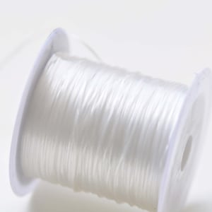 Una bobina cristallina linea di pesca corda perle filo filo 0,2 mm/0,25 mm/0,3 mm/0,4 mm/0,5 mm/0,6 mm/0,8 mm