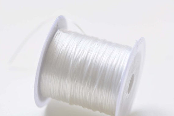  Jewelry Making String Clear Elastic Beading Threads Elastic  Stretch String for Jewelry Making, Bracelet, Beading,Crystal, Arts & Crafts  (White, One Size) : Everything Else
