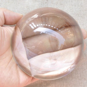 Cabochon rond demi-sphère grossissant en verre de cristal 8 mm/10 mm/12 mm/16 mm/18 mm/20 mm/25 mm/30 mm/40 mm/50 mm/60 mm/70 mm/78/90/100/120/150 mm image 8