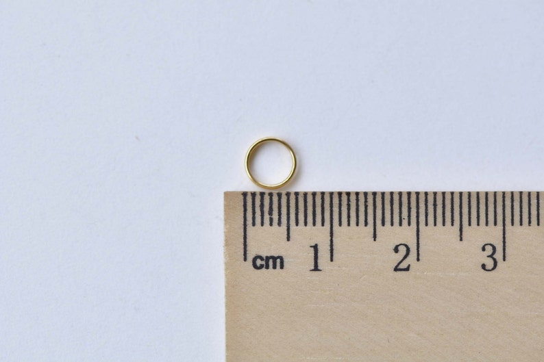 100 pcs High Quality Anti Tarnish 24K Gold Plated Brass Split Etsy