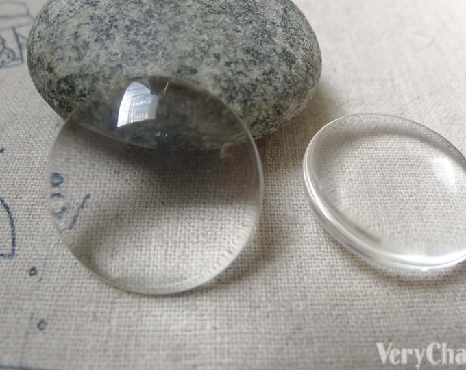 5 Pcs High Quality Crystal Glass Magnifying High Dome Polished Etsy