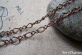 16ft (5m) of Antique Copper Brass Figure 8 Infinity Link Chain  A3034
