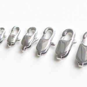 Edelstahl Rechteck Karabiner 9mm/11mm/13mm/15mm/16mm/18mm