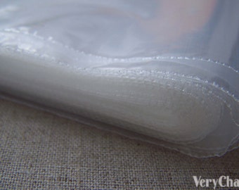 100 pcs Reclosable Zipper Lock Poly Bags Various Sizes Available 2.36mil Thick