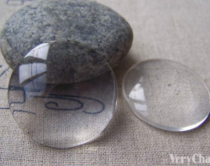 5 Pcs High Quality Crystal Glass Magnifying High Dome Polished Etsy