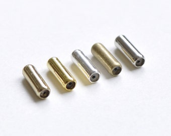 50 piezas de bronce antiguo / plata / oro / oro rosa / platino / latón crudo palo pin embrague inferior embrague tapones de goma espaldas 10 mm