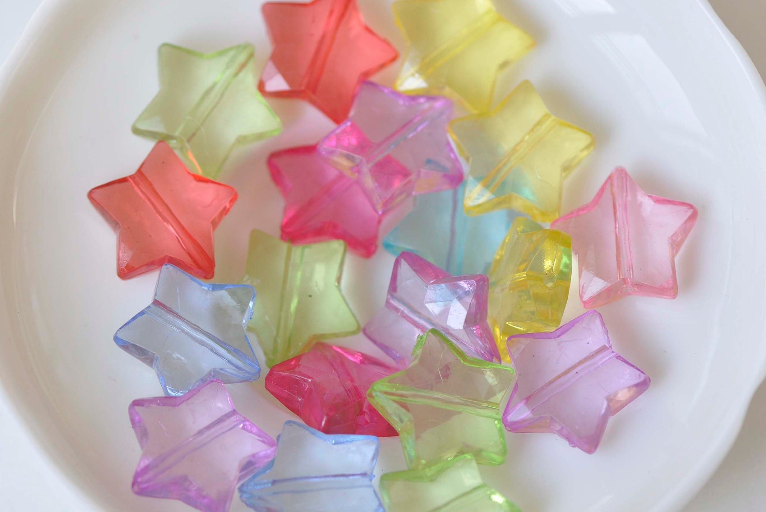 300 Perline Acriliche Gialle 10 Mm Per Creazione Gioielli - Distanziali Rotonde Con Foro 1,8 Mm Per Bracciali E Collane Fai Da Te