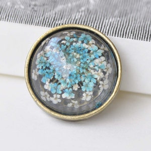 10 pcs Antique Bronze Dotted Pendant Tray Bezel Base Settings Match 25mm Cabochon A8537 image 5
