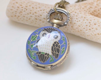 Working 1970s Swiss Sheffield mechanical pocket watch necklace 1970s swiss sheffield mechanical - Gem main image 2