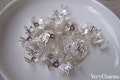 100 pcs Silver Three Petal Filigree Leaf Bead Caps 14mm A2055