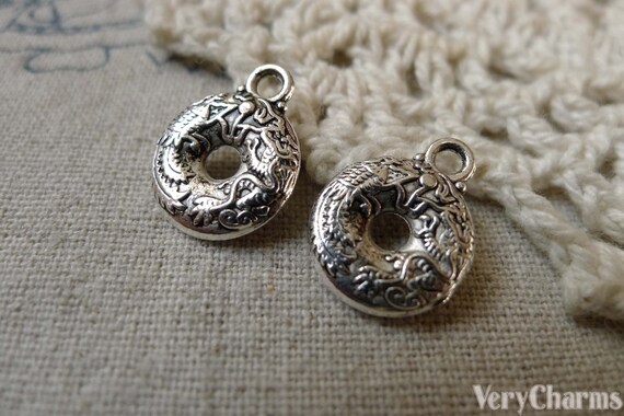 30pcs Antique Silver Tone Phoenix Connector Charms for Bracelet Jewellery Making 30pcs Antique Silver Tone Phoenix Connector Charms for Bracelet Jewellery Making