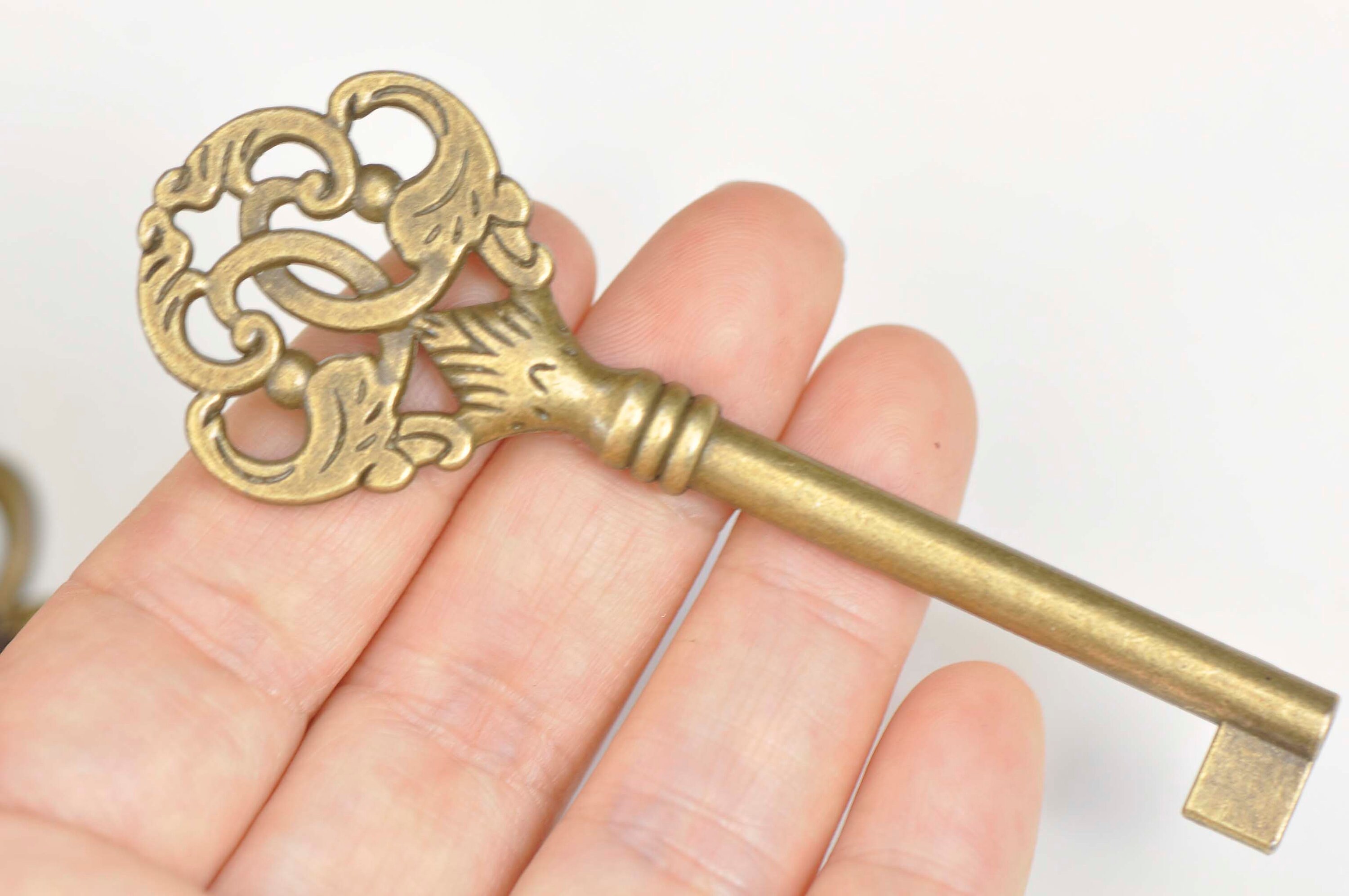 40 Pcs Ciondolo Chiave, Chiavi Vintage, Chiavi Antiche Vintage - Foto 8