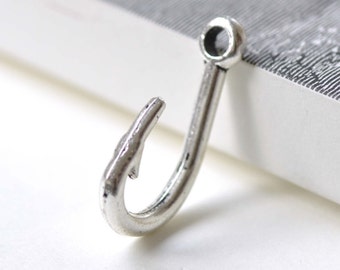 aluminium fishing hooks Fish Aerospace Grade Ti 6Al4V / Old_English Designed for catching big game species Treble Round Bend Big Bait