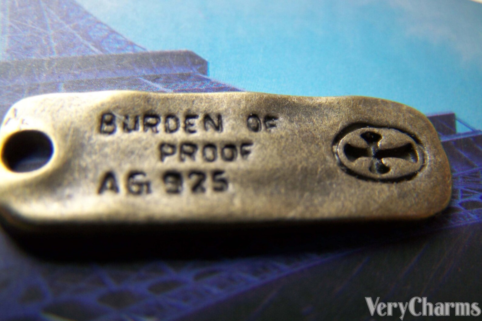 10 Pcs of Antique Bronze Rectangular Bar Charms 11x34mm A456 Etsy