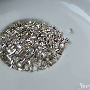 Silver Crimp Tubes 2mm Set of 500 pcs A5673