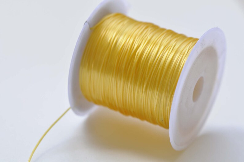 One Spool Strong Stretchy Elastic Cord Beading Thread String Etsy