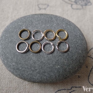 Antique Bronze Silver Gold Platinum Jump Rings Size 5mm 22gauge Various Color Available