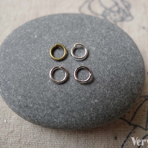 500 pcs of Metal Jump Rings Size 4mm 22gauge Various Sizes Available