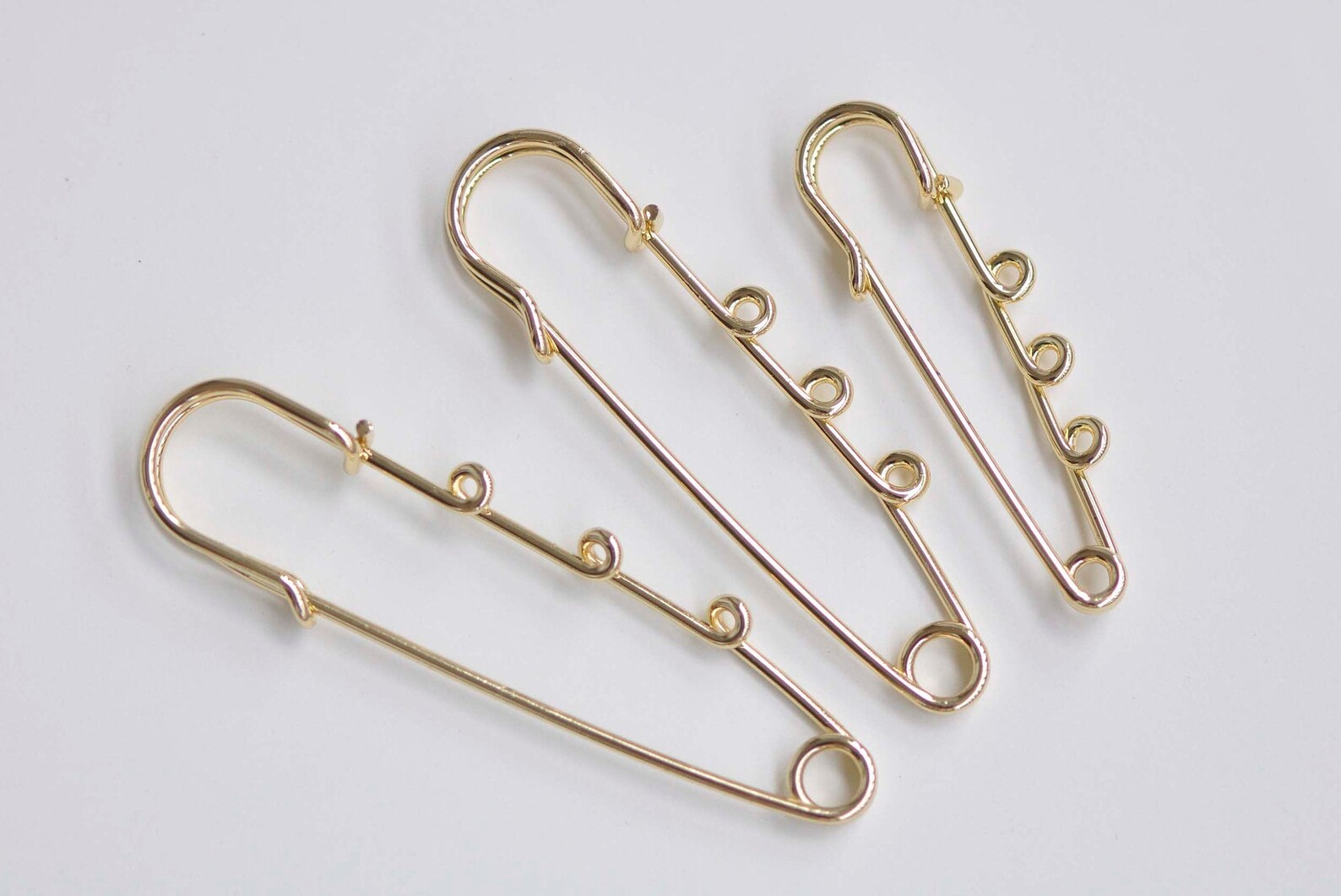 Silvery Gray/antique Bronze/light Gold Kilt Pin Shawl Pins | Etsy
