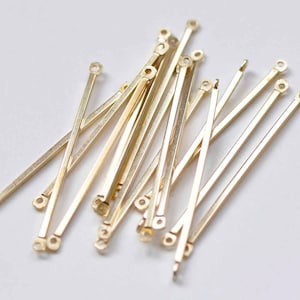 Raw Brass Connecting Rod Bar Link Connector 40mm (1.5 Inch) Set of 60 A8936