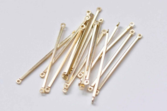 Raw Brass Connecting Rod Bar Link Connector 40mm (1.5 Inch) Set of 60 A8936
