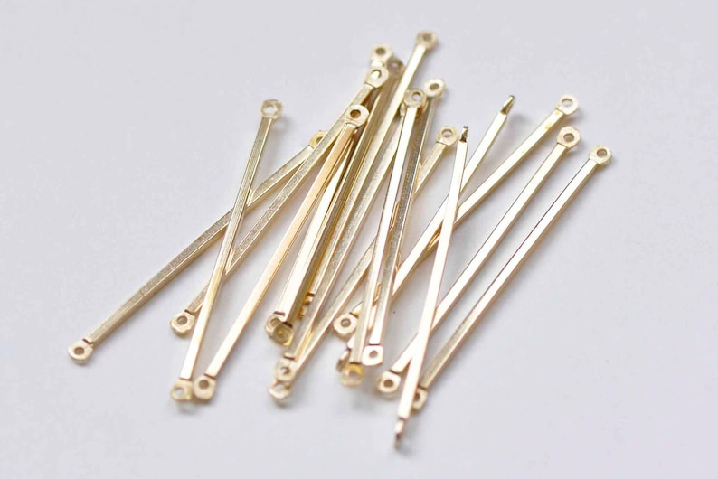 Raw Brass Connecting Rod Bar Link Connector 40mm 1.5 Inch Etsy