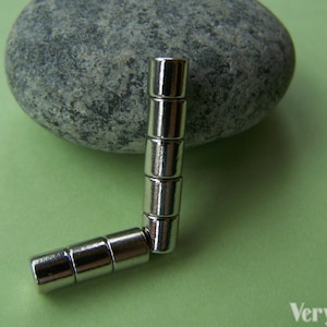12 pcs (6 sets) Gunmetal Black Magnetic Tube Bar Closure Clasps 4.5x7mm A2737
