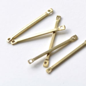 Raw Brass Connecting Rod Bar Link Connector Size 25.6mm (1 Inch) Set of 100 A8307