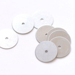 Edelstahl Rondelle Spacer Perlen 8mm/10mm