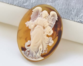 Gorgeous 1 pc Resin Angel  Oval Cameo Cabochon 30x40mm A390