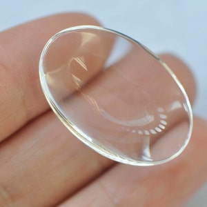 Crystal Glass Flat Back Oval Cabochon Cabs 8x10mm/10x14mm/13x18mm/18x25mm/22x30mm/25x35mm/30x40mm/48x61mm image 2