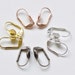 thumbnail image 2 of 10pcs Antique Bronze Leverback Earwire Earring Settings – 20mm Bezel Trays – Nickel Free Brass 2 of 3