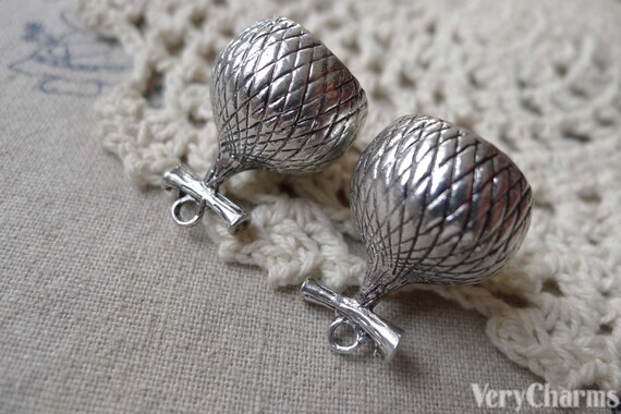 18495 20pcs Vintage Silver Bell 14mm Beads Cap For Tassels End Pendant Jewelry 18495 20pcs Vintage Silver Bell 14mm Beads Cap For Tassels End Pendant Jewelry