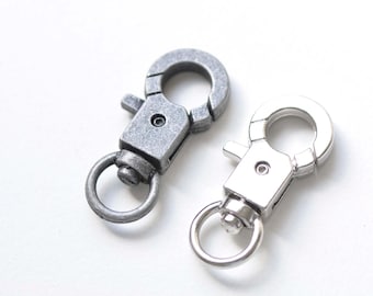 6 pcs Antiqued Bronze/Silver/Platinum Huge Lobster Clasps 18x44mm