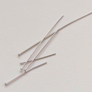 100 pcs Stainless Steel Headpin Various Sizes Available 24G/23G/22G/21G