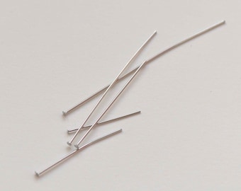 100 pcs Stainless Steel Headpin Various Sizes Available 24G/23G/22G/21G