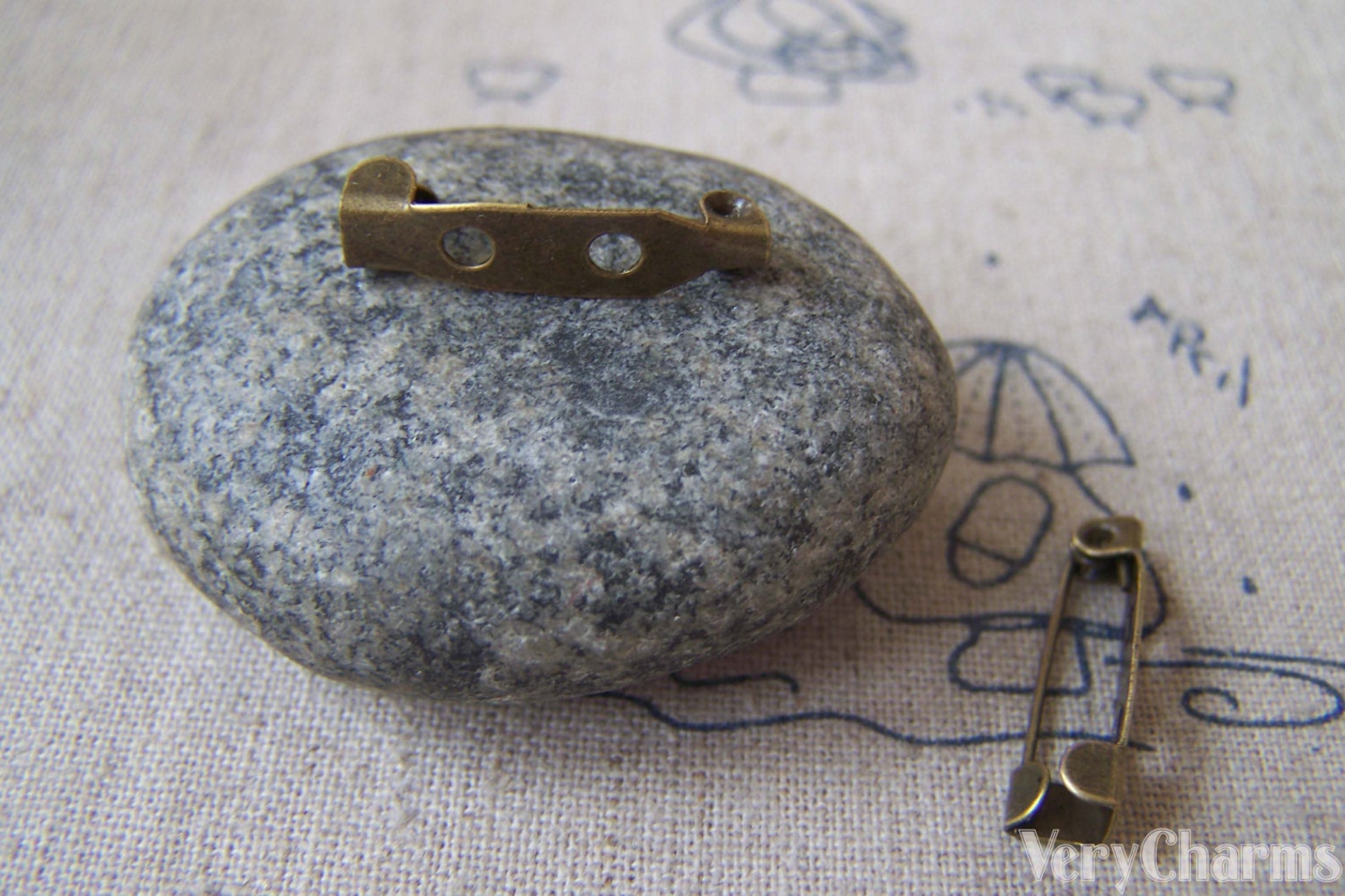 50 Pcs of Antique Bronze Brooch Back Bar Pins 20mm A4239 Etsy